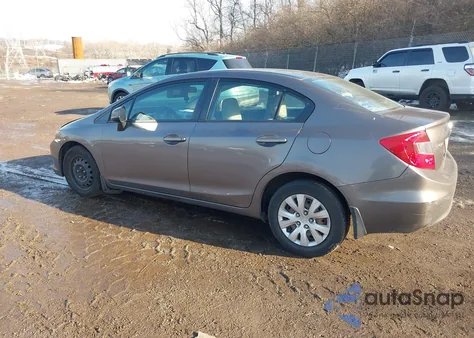 2012 Honda Civic Lx from USA, damaged, VIN 19XFB2F59CE370670